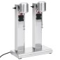 vidaXL Batidora de batidos con doble vaso de acero inoxidable 2 L vidaXL Batidora de batidos con doble vaso de acero inoxidable 2 L