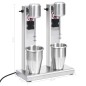 vidaXL Batidora de batidos con doble vaso de acero inoxidable 2 L vidaXL Batidora de batidos con doble vaso de acero inoxidable 2 L