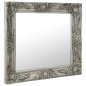 vidaXL Espejo de pared estilo barroco plateado 50x50 cm vidaXL Espejo de pared estilo barroco plateado 50x50 cm