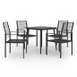 vidaXL Juego de comedor de jardín 5 piezas vidaXL Juego de comedor de jardín 5 piezas