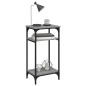 vidaXL Mesa auxiliar madera contrachapada gris Sonoma 40x30x75 cm vidaXL Mesa auxiliar madera contrachapada gris Sonoma 40x30x75 cm