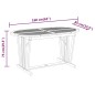 vidaXL Juego de comedor para jardín 7 pzas madera maciza de eucalipto vidaXL Juego de comedor para jardín 7 pzas madera maciza de eucalipto