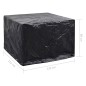 vidaXL Fundas de muebles de jardín 2 uds 8 ojales 122x112x98 cm vidaXL Fundas de muebles de jardín 2 uds 8 ojales 122x112x98 cm