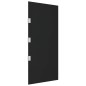 vidaXL Panel lateral puerta de carpa 2 piezas vidrio templado negro vidaXL Panel lateral puerta de carpa 2 piezas vidrio templado negro