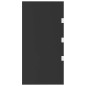 vidaXL Panel lateral puerta de carpa 2 piezas vidrio templado negro vidaXL Panel lateral puerta de carpa 2 piezas vidrio templado negro