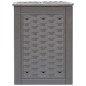 vidaXL Compostador de jardín 3 uds plástico ratán 60x60x83 cm 900 L vidaXL Compostador de jardín 3 uds plástico ratán 60x60x83 cm 900 L