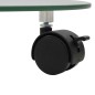 vidaXL Soportes ruedas plantas 4 uds redondo vidrio templado 28 cm vidaXL Soportes ruedas plantas 4 uds redondo vidrio templado 28 cm