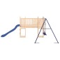 vidaXL Parque infantil de exterior madera maciza de pino vidaXL Parque infantil de exterior madera maciza de pino