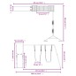 vidaXL Parque infantil de exterior madera maciza de pino vidaXL Parque infantil de exterior madera maciza de pino