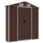 vidaXL Cobertizo de jardín acero galvanizado marrón 191x300x198 cm vidaXL Cobertizo de jardín acero galvanizado marrón 191x300x198 cm