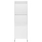 vidaXL Juego de muebles de baño 4 pzas madera ingeniería blanco brillo vidaXL Juego de muebles de baño 4 pzas madera ingeniería blanco brillo
