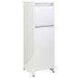 vidaXL Juego de muebles de baño 4 pzas madera ingeniería blanco brillo vidaXL Juego de muebles de baño 4 pzas madera ingeniería blanco brillo