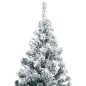 vidaXL Árbol de Navidad con luces LEDs, bolas y nieve verde 400 cm vidaXL Árbol de Navidad con luces LEDs, bolas y nieve verde 400 cm
