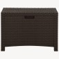 vidaXL Caja de almacenaje de jardín ratán PP marrón 60x54x41 cm vidaXL Caja de almacenaje de jardín ratán PP marrón 60x54x41 cm
