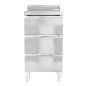 vidaXL Armarios de cocina comercial 3 unidades acero inoxidable vidaXL Armarios de cocina comercial 3 unidades acero inoxidable