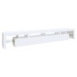 vidaXL Mueble de TV con luces LED blanco 260x36,5x40 cm vidaXL Mueble de TV con luces LED blanco 260x36,5x40 cm