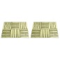 vidaXL Baldosas de porche 12 unidades madera verde 50x50 cm vidaXL Baldosas de porche 12 unidades madera verde 50x50 cm