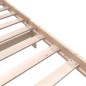 vidaXL Estructura de cama madera maciza de pino 90x190 cm
