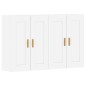 vidaXL Armarios de pared 2 uds madera de ingeniería blanco vidaXL Armarios de pared 2 uds madera de ingeniería blanco