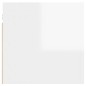 vidaXL Muebles de salón de pared blanco brillo 30,5x30x30 cm vidaXL Muebles de salón de pared blanco brillo 30,5x30x30 cm