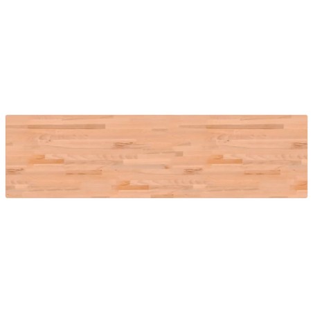 vidaXL Tablero de banco de trabajo madera maciza de haya 200x55x2,5 cm
