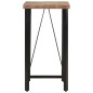 vidaXL Mesa alta de hierro y madera maciza reciclada 55x55x107 cm vidaXL Mesa alta de hierro y madera maciza reciclada 55x55x107 cm