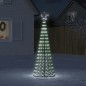 vidaXL Árbol de Navidad cono de luz 275 LEDs blanco frío 180 cm vidaXL Árbol de Navidad cono de luz 275 LEDs blanco frío 180 cm