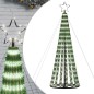 vidaXL Árbol de Navidad cono de luz 275 LEDs blanco frío 180 cm vidaXL Árbol de Navidad cono de luz 275 LEDs blanco frío 180 cm