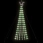 vidaXL Árbol de Navidad cono de luz 275 LEDs blanco frío 180 cm vidaXL Árbol de Navidad cono de luz 275 LEDs blanco frío 180 cm