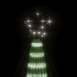 vidaXL Árbol de Navidad cono de luz 275 LEDs blanco frío 180 cm vidaXL Árbol de Navidad cono de luz 275 LEDs blanco frío 180 cm