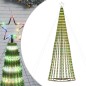 vidaXL Árbol de Navidad cono de luz 688 LEDs de colores 300 cm vidaXL Árbol de Navidad cono de luz 688 LEDs de colores 300 cm
