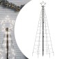 vidaXL Árbol de Navidad cono con estacas 220 LEDs blanco frío 180 cm vidaXL Árbol de Navidad cono con estacas 220 LEDs blanco frío 180 cm