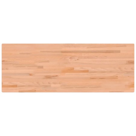 vidaXL Tablero de banco de trabajo madera maciza de haya 150x55x2,5 cm