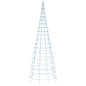 vidaXL Árbol de Navidad en asta de bandera 550 LED azul 300 cm vidaXL Árbol de Navidad en asta de bandera 550 LED azul 300 cm