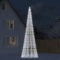 vidaXL Árbol de Navidad en asta de bandera 1534 LED blanco frío 500 cm vidaXL Árbol de Navidad en asta de bandera 1534 LED blanco frío 500 cm