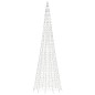 vidaXL Árbol de Navidad en asta de bandera 1534 LED blanco frío 500 cm vidaXL Árbol de Navidad en asta de bandera 1534 LED blanco frío 500 cm