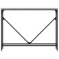 vidaXL Mesa consola madera de ingeniería gris Sonoma 102x22,5x75 cm