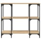 vidaXL Mesa consola madera de ingeniería roble Sonoma 102x35x90 cm