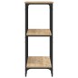 vidaXL Mesa consola madera de ingeniería roble Sonoma 102x35x90 cm