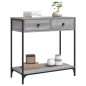 vidaXL Mesa consola madera de ingeniería gris Sonoma 75x34,5x75 cm vidaXL Mesa consola madera de ingeniería gris Sonoma 75x34,5x75 cm