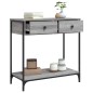 vidaXL Mesa consola madera de ingeniería gris Sonoma 75x34,5x75 cm vidaXL Mesa consola madera de ingeniería gris Sonoma 75x34,5x75 cm