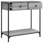 vidaXL Mesa consola madera de ingeniería gris Sonoma 75x34,5x75 cm vidaXL Mesa consola madera de ingeniería gris Sonoma 75x34,5x75 cm