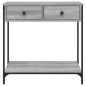 vidaXL Mesa consola madera de ingeniería gris Sonoma 75x34,5x75 cm vidaXL Mesa consola madera de ingeniería gris Sonoma 75x34,5x75 cm