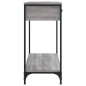 vidaXL Mesa consola madera de ingeniería gris Sonoma 75x34,5x75 cm vidaXL Mesa consola madera de ingeniería gris Sonoma 75x34,5x75 cm