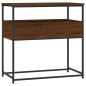 vidaXL Mesa consola madera de ingeniería marrón roble 75x40x75 cm vidaXL Mesa consola madera de ingeniería marrón roble 75x40x75 cm