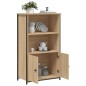 vidaXL Aparador alto madera de ingeniería roble Sonoma 62x32x103,5 cm vidaXL Aparador alto madera de ingeniería roble Sonoma 62x32x103,5 cm