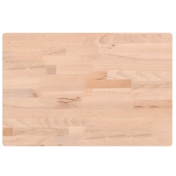 vidaXL Tablero rectangular de madera maciza de haya 60x40x2,5 cm