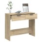 vidaXL Mesa consola de madera contrachapada roble Sonoma 90x36x75 cm vidaXL Mesa consola de madera contrachapada roble Sonoma 90x36x75 cm