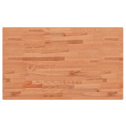 vidaXL Tablero rectangular de madera maciza de haya 100x60x1,5 cm