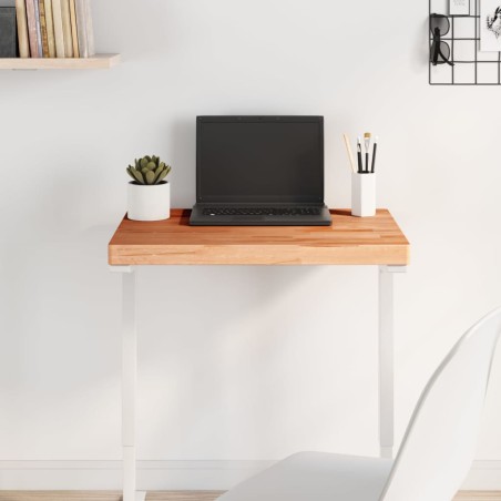 vidaXL Tablero rectangular de madera maciza de haya 60x40x4 cm